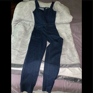 FashionNova denim jumpsuit